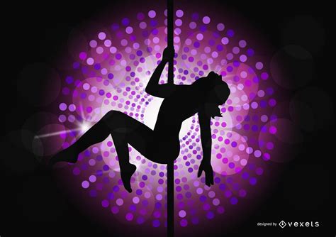 night club pole dancing background vector download