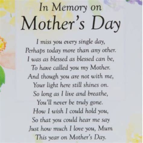 Happy Mothers Day In Heaven Poem And Quote To Your Mama With Love 022024 Memory T™