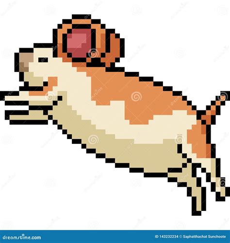 Vector Pixel Art Hamster Stock Vector Illustration Of Animal 143232234