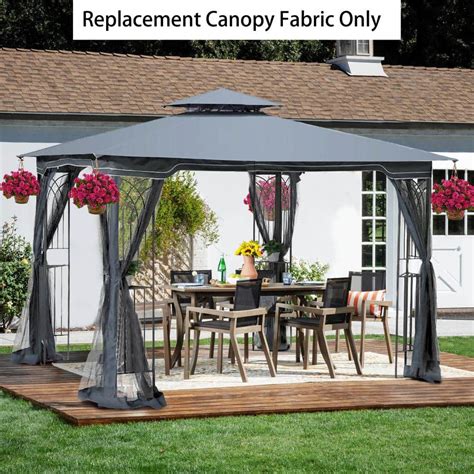 10 Ft X 10 Ft Replacement Canopy Outdoor Patio For Arrow Gazebo In
