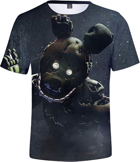 Yjxdbaby Five Nights At Freddy Kids Cartoon T Shirt Boys Short Sleeve