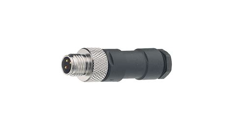 99 3379 00 03 Binder M8 Straight Plug Cable Plug 768 Series 3 Pole