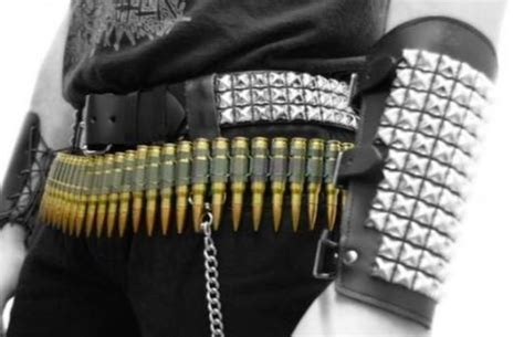 online metal gothic punk and rockabilly shop babashop bullet belt brass metal gear
