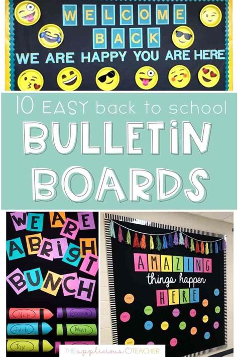 10 Easy Bulletin Board Ideas For Back To School Artofit