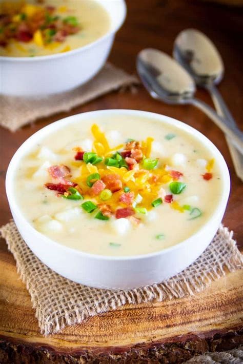 Quick Russet Potato Soup Simply Home Cooked
