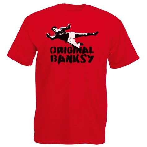 Original Banksy England T Shirt Mens From Punk Football Uk