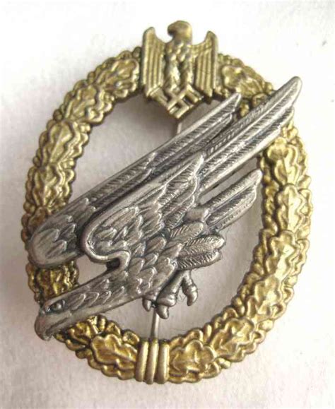 Heer Paratroopers Badge Militaria Net Ww2 German Combat Badge