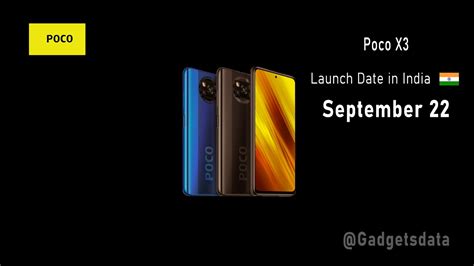 While we have no official date for the poco f3 gt india launch, the phone's appearance on the indian government's bis website shows that the launch could be imminent. Poco X3 tipped to launch in India on September 22: Report ...