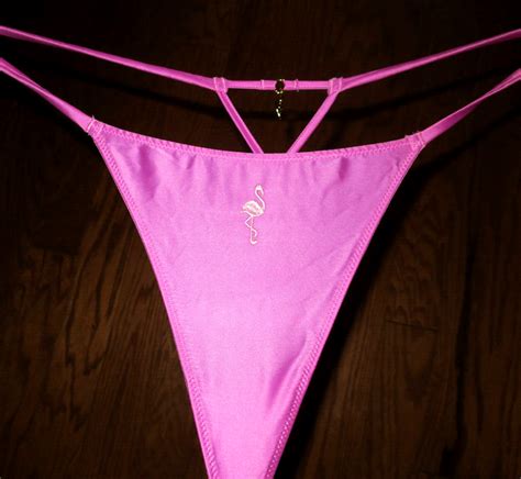 L Rhinestones Satin ️ Victoria S Secret Very Sexy Bling V String Thong Panties Ebay