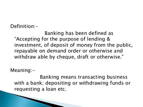 The investment banking definition is an elite financial service to advise companies, individuals, and governments on financial and investment decisions. Functions of banks
