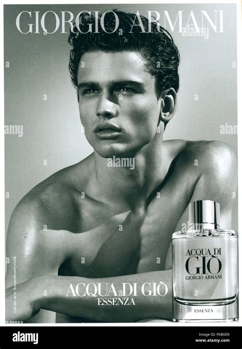 2010s Uk Giorgio Armani Magazine Advert Stock Photo Alamy