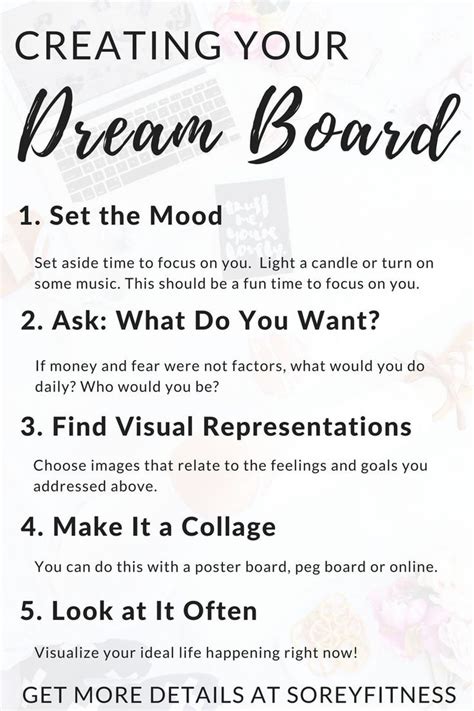 How To Make A Vision Board In 5 Simple Steps Dream Board Making A