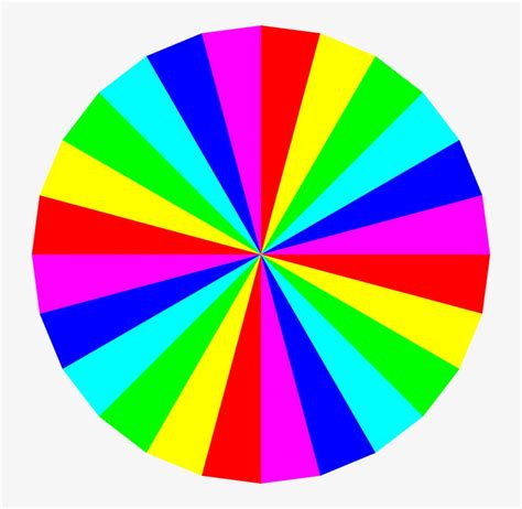 Vector Colorful Bright Rainbow Colors Circle Confetti