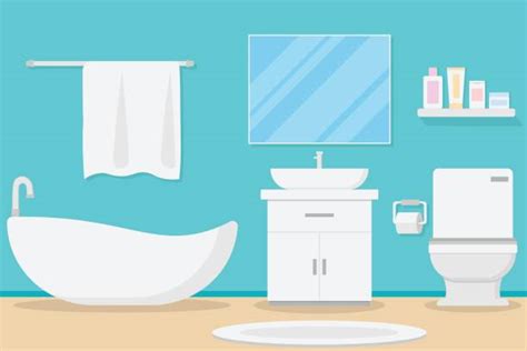 Contemporary Bathroom Sinks Illustrations Royalty Free Vector Graphics