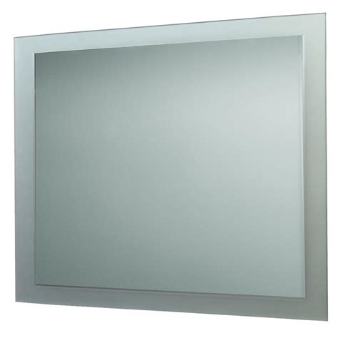 Frosted Edge Mirror Bathroom Mirrors
