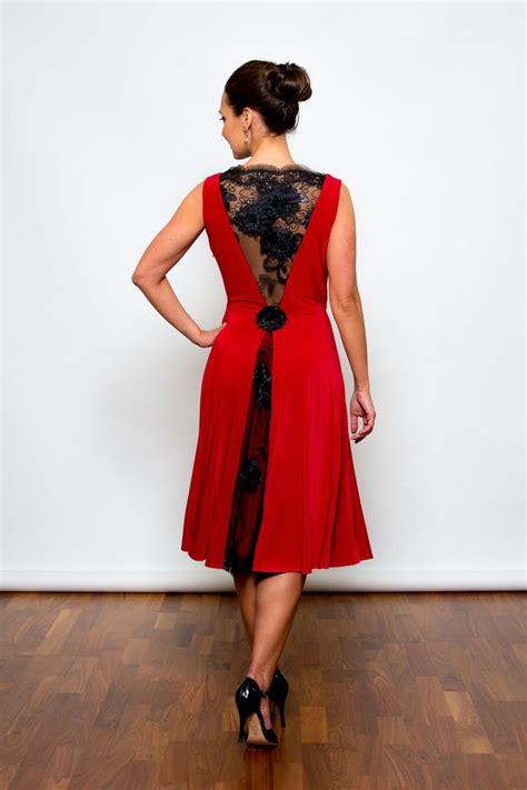 Passion Red Twist And Twirl Dress Make A Statement On The Dancefloor As You Twist And Twirl