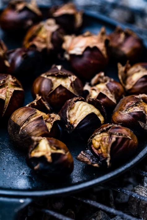 Roasted Chestnuts On An Open Fire With Helpful Tips On Easy Peeling