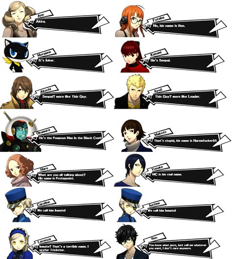 So Whats The Main Characters Name Rpersona5