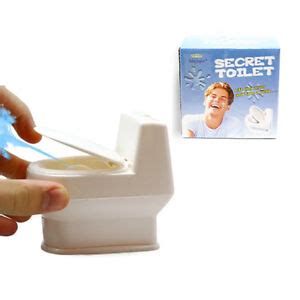Secret Water Squirting Toilet Funny Gag Gift Desk Toy Office Prank Joke