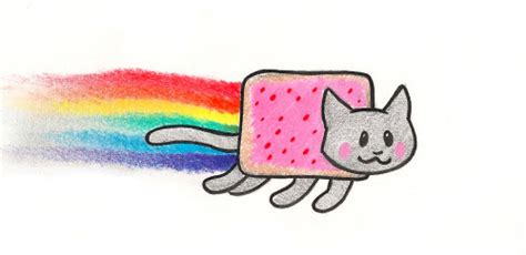 Cybergata For The Love Of Poptartnyan Cat Fan Art