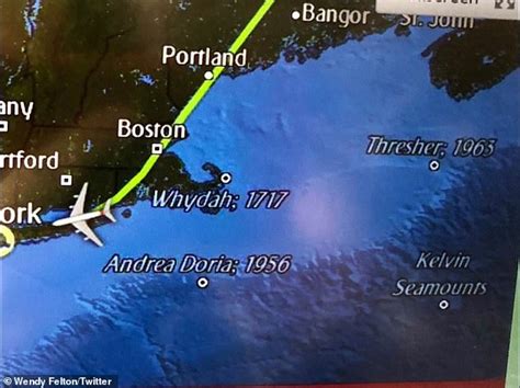 Airline Passengers Have Been Spotting Shipwrecks On In Flight Maps
