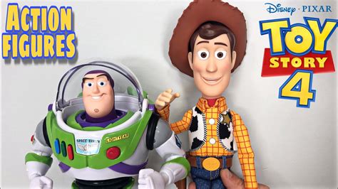 Disney Pixar Toy Story 4 Buzz Lighyear And Woody Action Figures