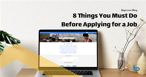 8 Things You Must Do Before Applying For A Job Blog