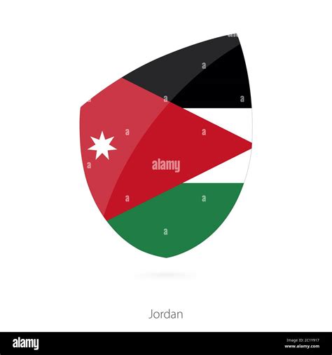 Flag Of Jordan Vector Illustration Stock Vector Image And Art Alamy