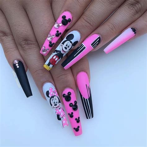 Superstarnails On Instagram Mickey Mouse On Nails 🥰 Yes Or No 💅