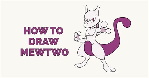 How To Draw Mewtwo Pokemon Farmtour
