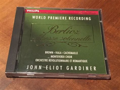 Berlioz Messe Solennelle John Eliot Gardiner Orig 1994 Philips Cd Mint Germany Ebay