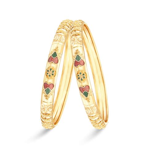 24 Grand Gold Bangle Designs In 20 Grams South India Jewels