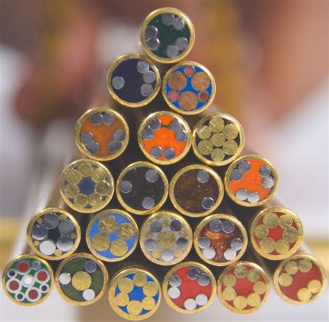Damascus World Custom Handmade Mosaic Pins
