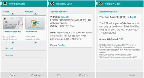 Fnb Cardless Cash Withdrawal Launched