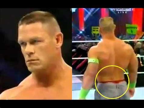 WWE S John Cena Wears A Red Thong The Tyler Werner Show YouTube
