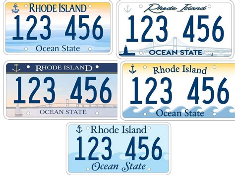These Are The Finalists For Ris New License Plate Design Cranston