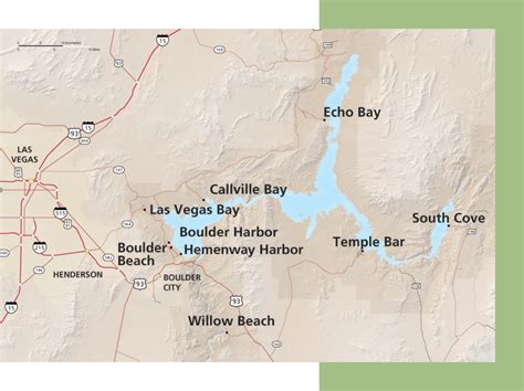 Lake Mead Map Photos