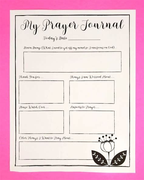 Free Prayer Calendar And Printable Prayer Journal Pdf Pack Leap Of