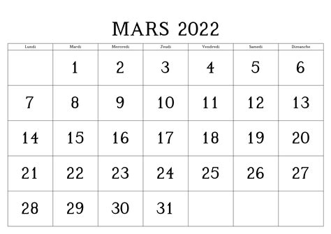 Calendrier Mars 2022 | Hot Sex Picture