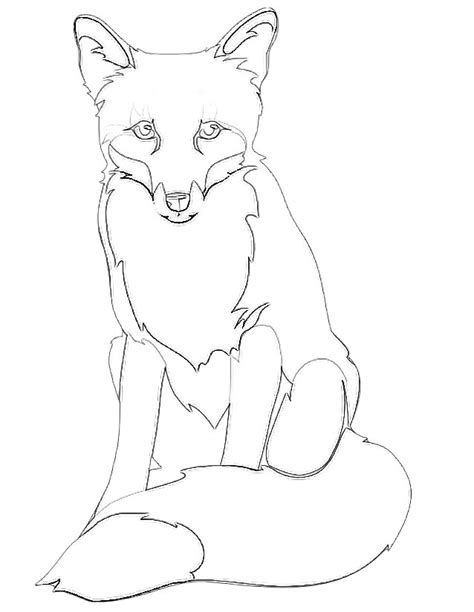 Nous allons dessiner un renard vu de côté, avec la. Download 27+ Coloriage De Renard Mignon | KeTTHA