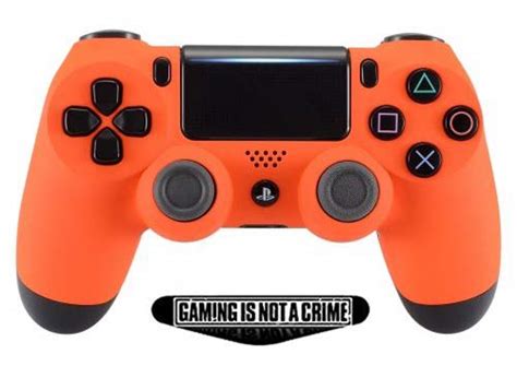 Buy Soft Touch Orange Ps4 Pro Rapid Fire Custom Modded Controller 40