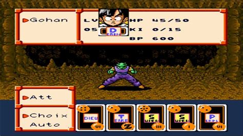 Here, at my emulator online, you can play dragon ball z: Rom (SNES) Dragon Ball:Legend of the Super Saiyan