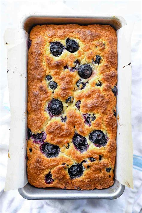 Easy Oatmeal Blueberry Bread Quick Bread Recipe