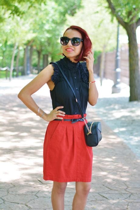 Falda Roja Outfit Paperblog