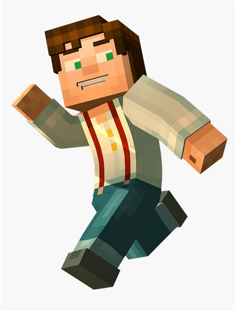 Minecraft Story Mode Male Jesse Hd Png Download Kindpng