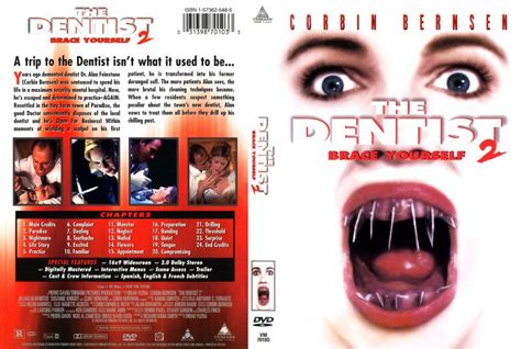 Hoping to resume a normal life, he makes his way to a quiet midwestern town under a false name and takes on the responsibilities of the. The Dentist 2: Brace Yourself - Movie DVD Scanned Covers ...