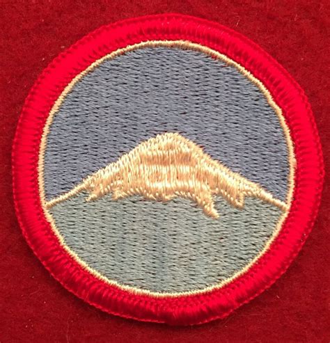 Us Army Far East Command Headquarters Full Color Merrowed Edge Patch