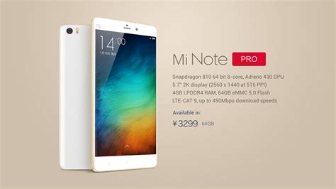 Xiaomi Annuncia Minote E Minote Pro Immagini Caratteristiche E Prezzi