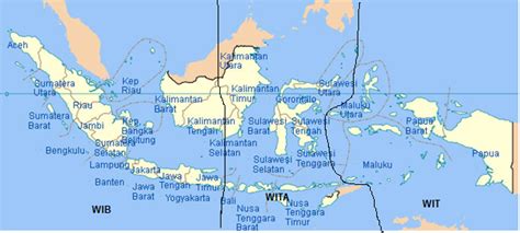 Pembagian Wilayah Waktu Indonesia Gusafira