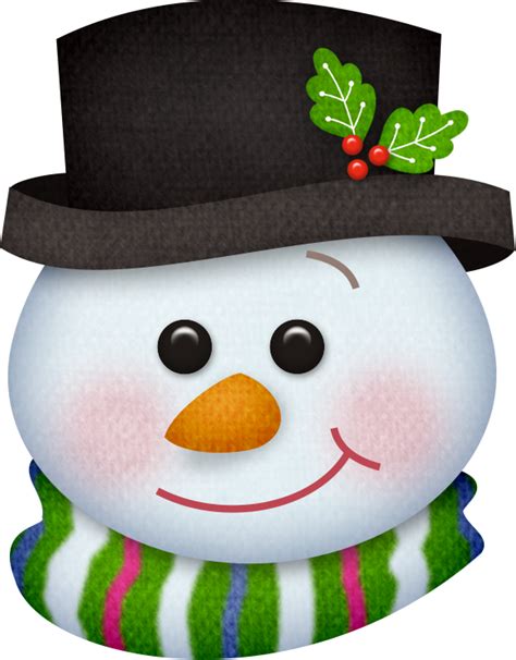 Images Of Free Clipart Snowman Faces